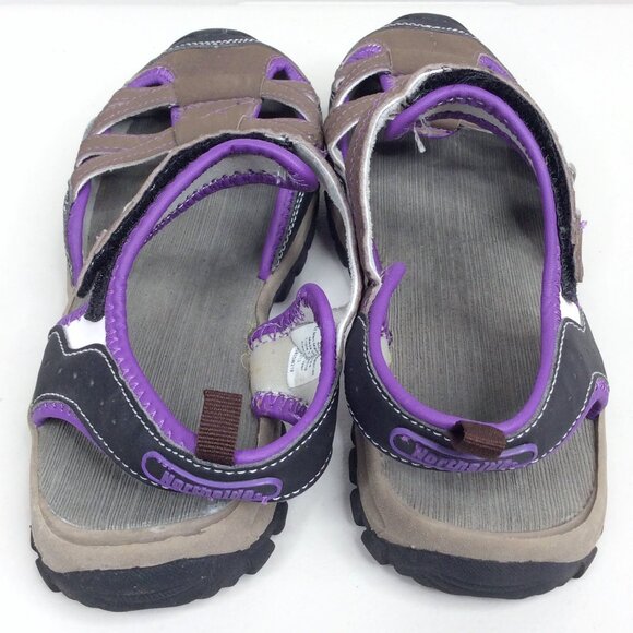 Northside Women's Sport Sandals Size 9 Closed Toe Brown Adjustable Ankle Strap - Picture 6 of 8